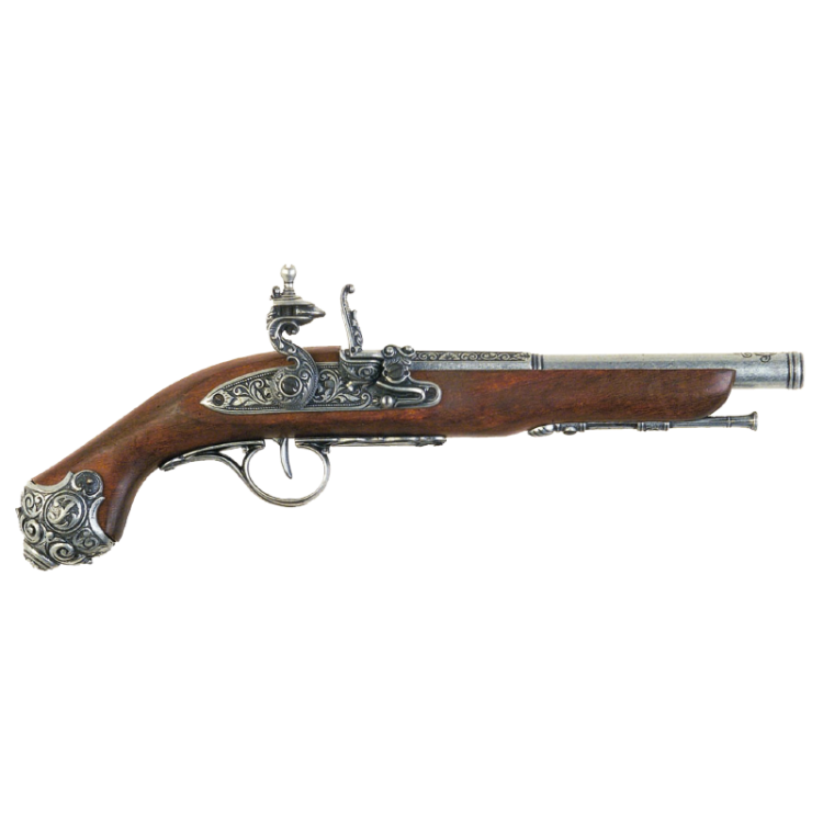 Макет Пистолета системы флинтлок, 18 век Denix-1077-G