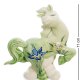 Статуэтка из фарфора Танцующая Лошадка-ангелочек на облачке Pavone JP-61/54