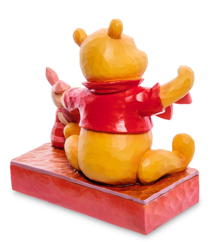 Статуэтка Винни Пух и Пятачок - Делаем валентинки Disney Traditions, оборотная сторона