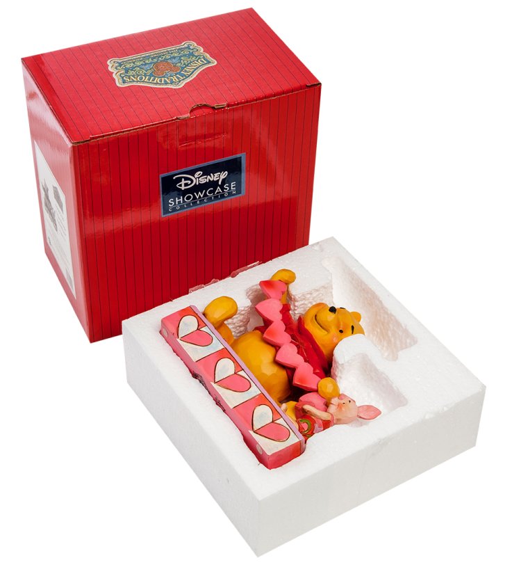 Статуэтка Винни Пух и Пятачок - Делаем валентинки Disney Traditions, упаковочный вид