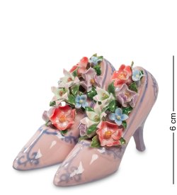 Статуэтка из фарфора Туфельки с цветами