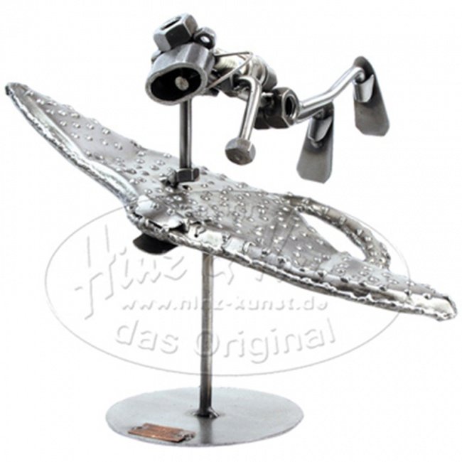 Фигурка из металла Дайвер и скат 345 Hinz & Kunst