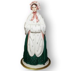 Статуэтка из фарфора Теплая муфточка