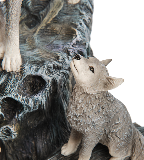 Статуэтка Волки Наставление - Лиза Паркер Veronese WS-1138, увеличенный вид