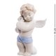 Статуэтка из фарфора Ангелочек держит собачку на руках Pavone JP-35/ 8