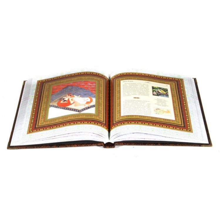 Книга в кожаном переплете Камасутра - Ватсьяяна Малланага BG1331M, фотография разворота
