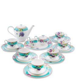 Чайный сервиз на 6 персон с тарелками Виола