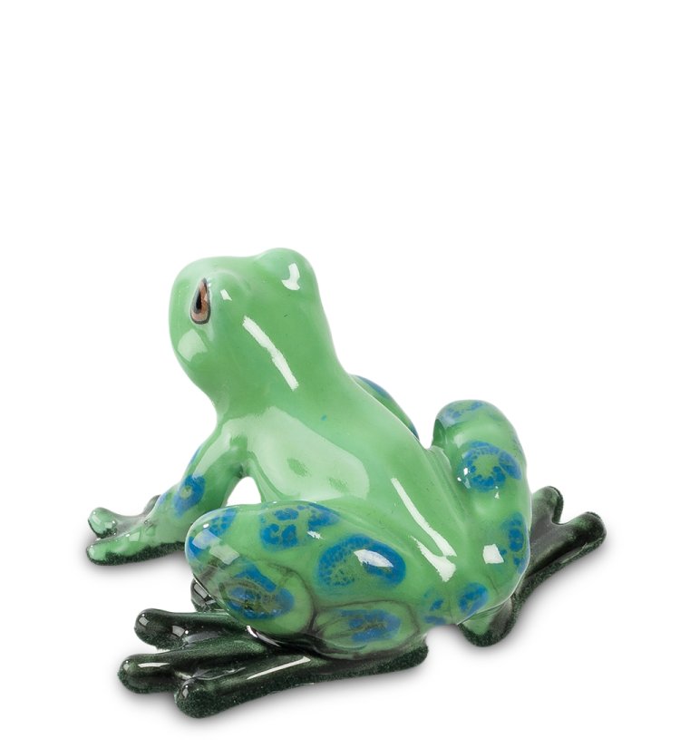 Фигурка из фарфора Лягушка Pavone JP-32/ 1, вид сзади