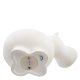 Статуэтка из фарфора с подсветкой Белый Бегемот Pavone JP-186/ 5, фотография снизу