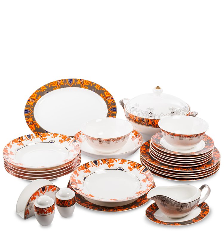 Столовый сервиз на 6 персон Риомаджоре Pavone JK-219
