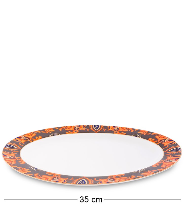 Столовый сервиз на 6 персон Риомаджоре Pavone JK-219, фотография большое тарелки