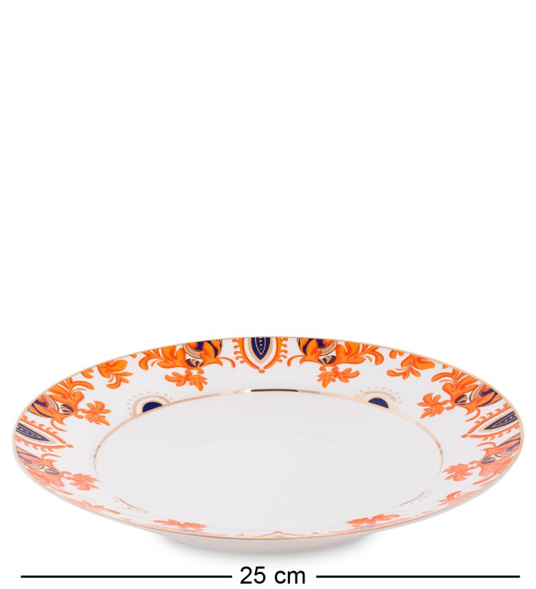 Столовый сервиз на 6 персон Риомаджоре Pavone JK-219, фотография тарелки под первое