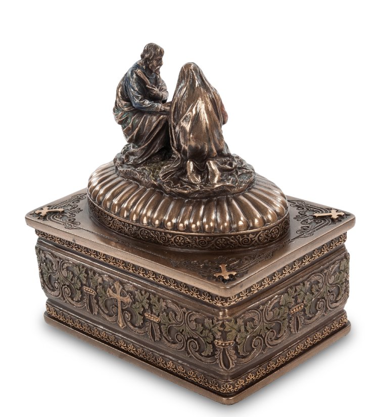 Шкатулка Рождение Христа Veronese WS-538, вид профиль