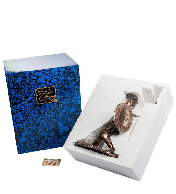 Статуэтка Гектор с мечом и щитом Veronese WS-497, упаковочный вид