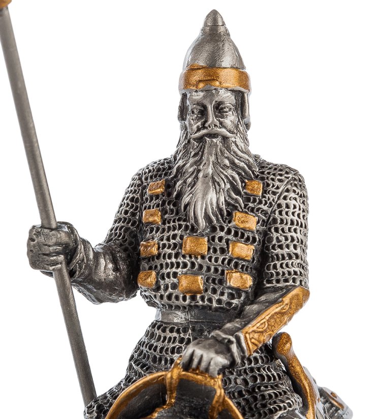 Статуэтка Вооруженный воин на коне Veronese WS-825, вид профиль