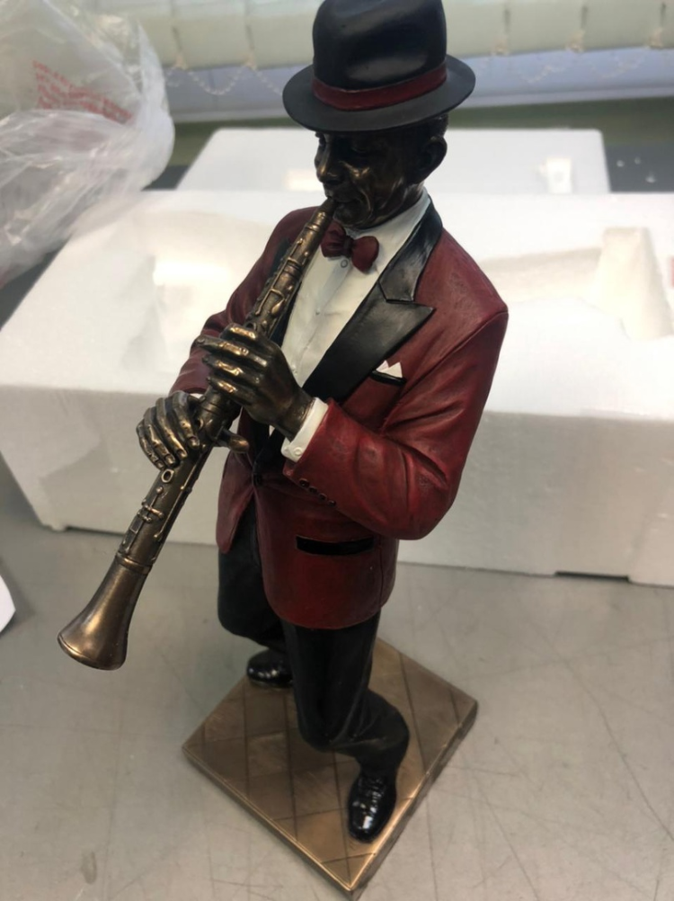 Статуэтка Кларнетист Veronese WS-872, фото со склада