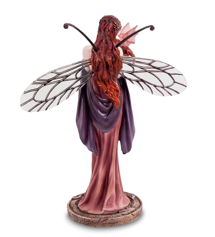 Статуэтка Девушка и дракон Veronese WS-300, оборотная сторона