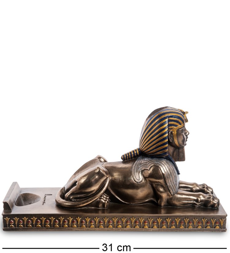 Держатель для бутылки Египетский сфинкс Veronese WS-1041, вид профиль