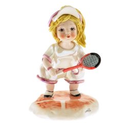 Фарфоровая статуэтка Теннисистка