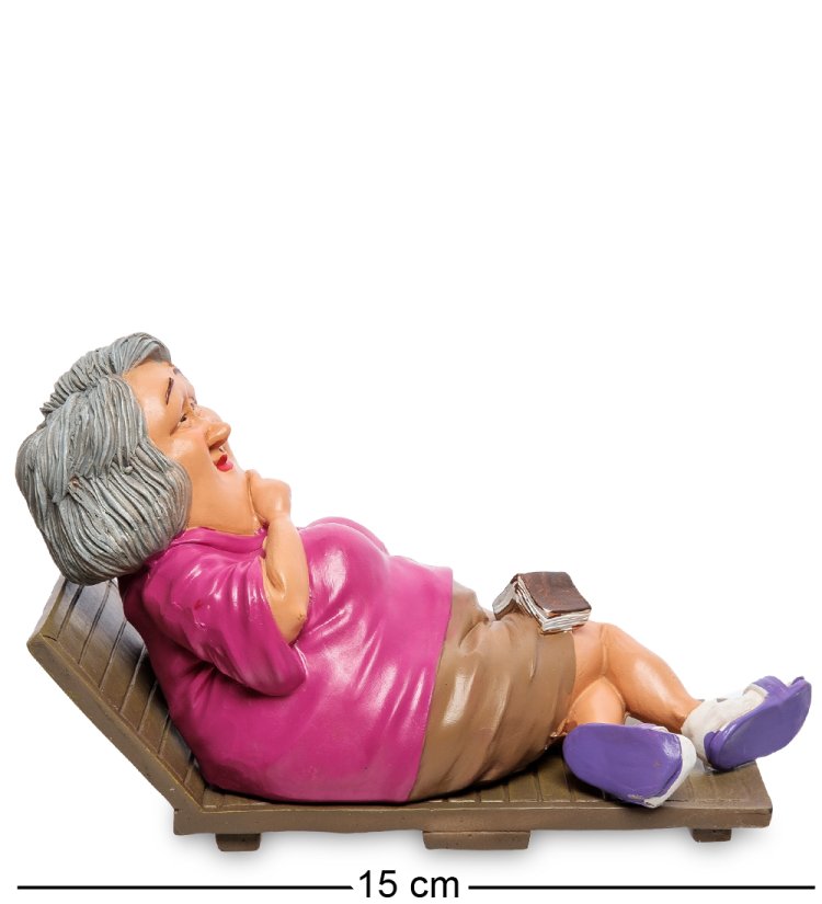 Статуэтка Женщина На заслуженном отдыхе The Comical World of Stratford RV-733, вид профиль