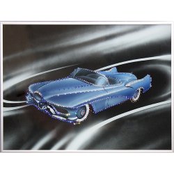 Картина Бьюик c кристаллами Swarovski