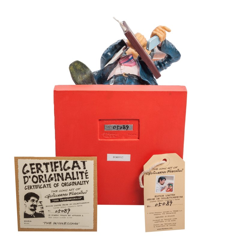 Статуэтка Опаздывающий Бизнесмен - The Businessman Forchino FO-85512, сертификаты