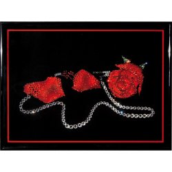 Картина Драгоценное признание c кристаллами Swarovski