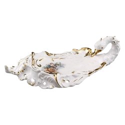 Блюдо в виде лебедя Барокко, Белое