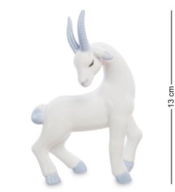 Статуэтка из фарфора Коза с синими рожками