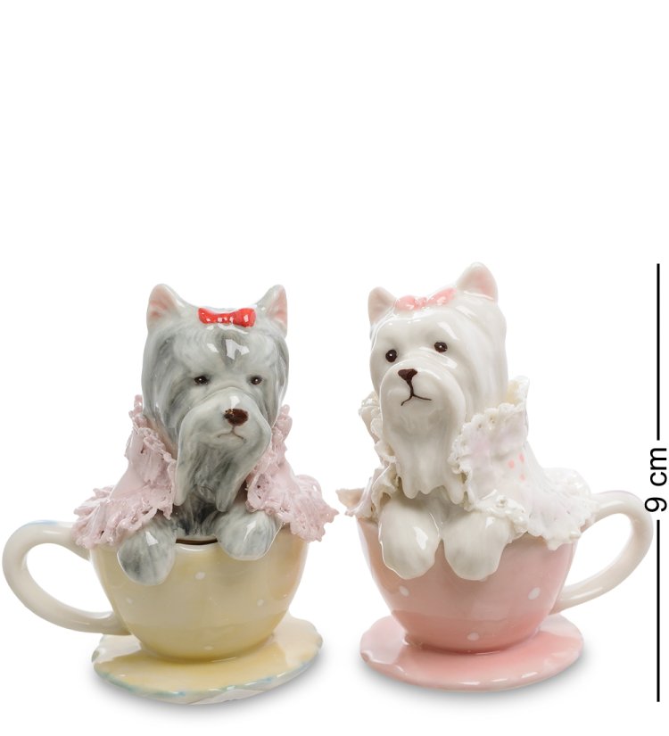 Набор соль-перец Пара милых собак Pavone CMS-14/26