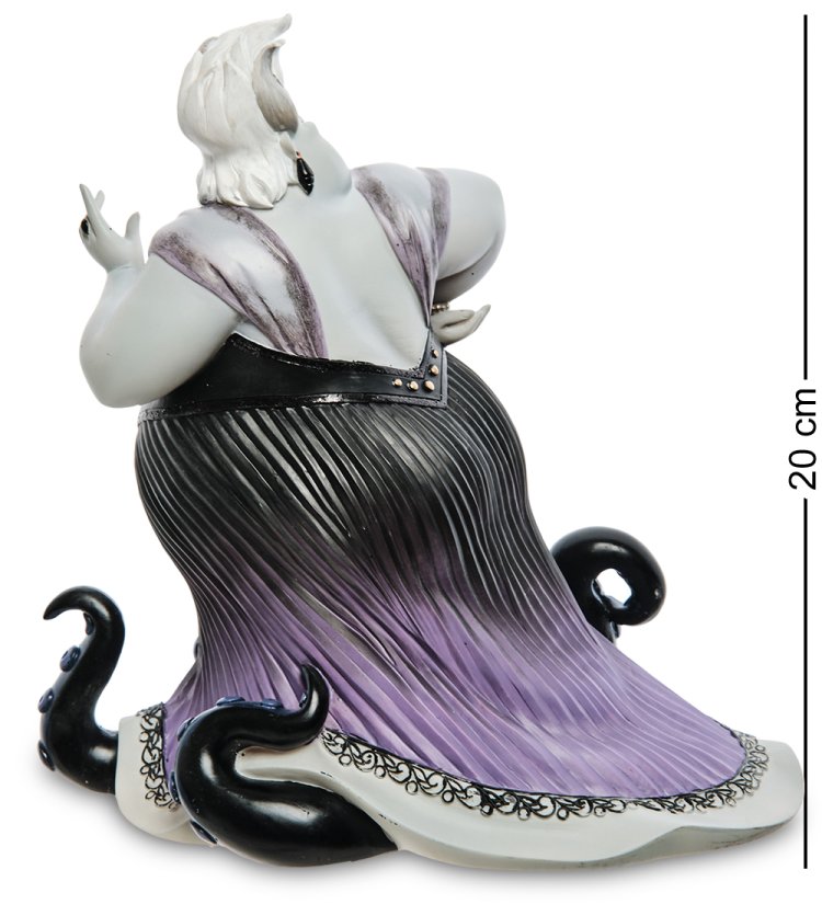 Статуэтка Морская ведьма Урсула из мультфильма Русалочка Disney Traditions, оборотная сторона