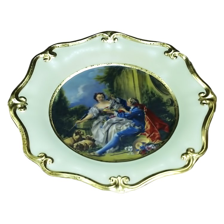 Блюдо круглое Коллекция Буше - Свидание Bruno Costenaro M696/BOU