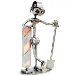 Дорожный рабочий - Фигурка из металла