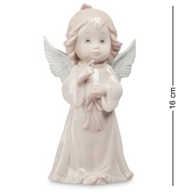 Статуэтка из фарфора Ангелочек девочка