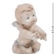 Статуэтка из фарфора Маленький мальчик Ангелочек Сидит Pavone JP-33/ 4