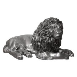 Скульптура Сидящий лев, Глянцевый