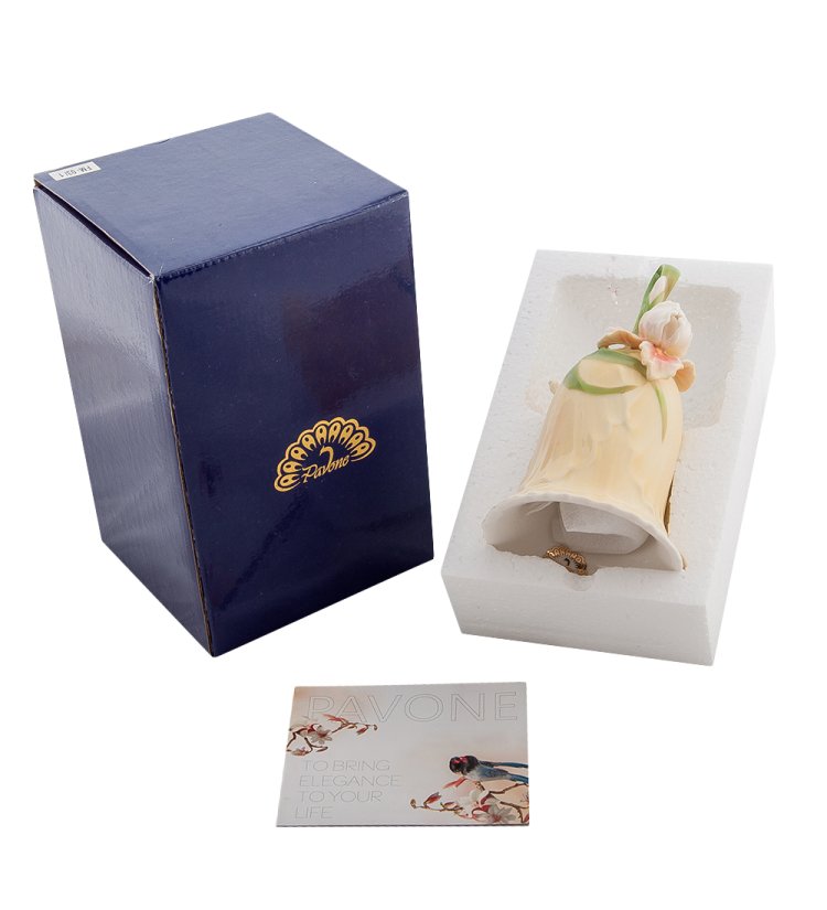 Колокольчик из фарфора Милая Орхидея FM-03/ 1, упаковочный вид