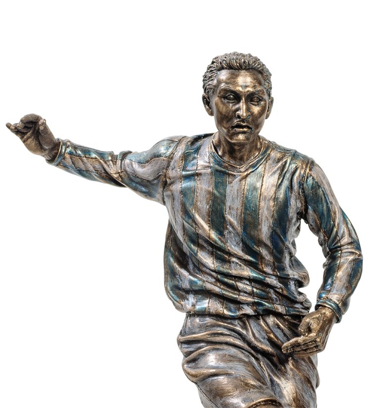 Статуэтка Футболист Veronese WS-881, увеличенный вид профиль