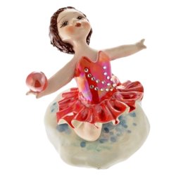 Фарфоровая статуэтка Гимнастка