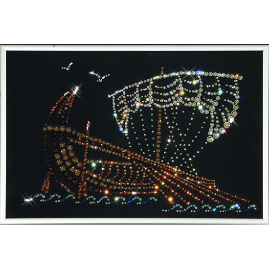 Картина Галера c кристаллами Swarovski