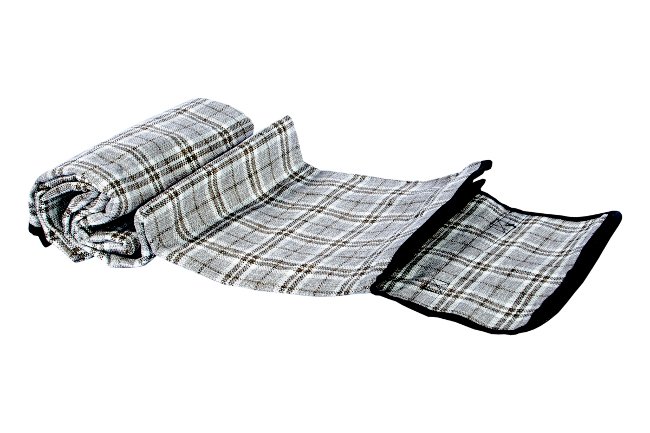 Набор для пикника с посудой на 4 персоны и пледом, фотография пледа