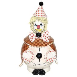 Статуэтка из фарфора Клоун в розовой шляпе