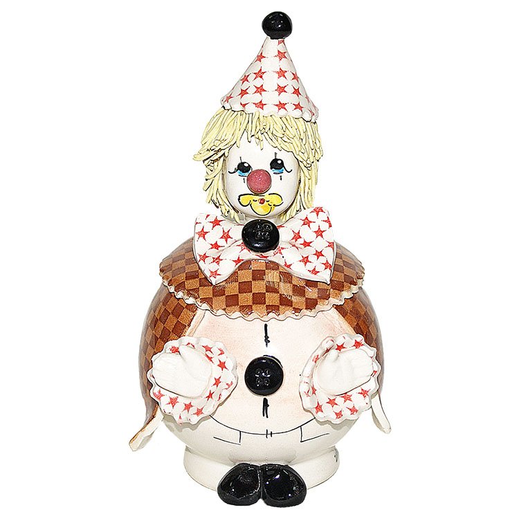 Статуэтка из фарфора Клоун в розовой шляпе