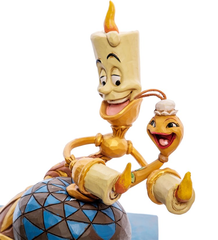 Статуэтка Люмьер - Романтика при свечах Disney Traditions, портретный вид