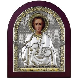 Икона Святой Пантелеймон, Размер: 12х15 см