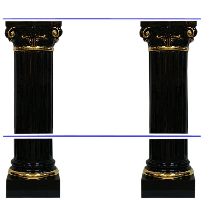 Колонны с полками