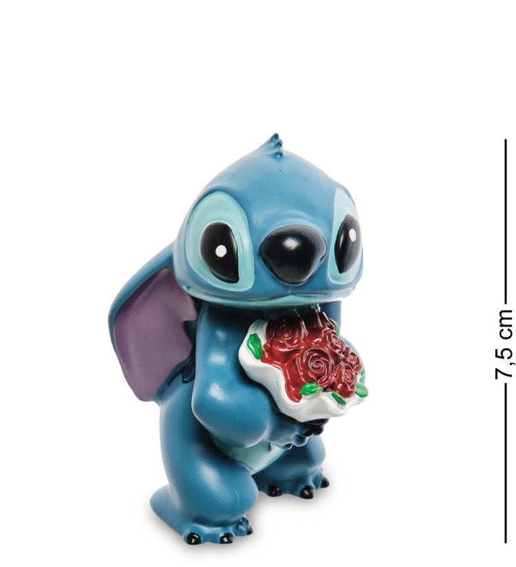Статуэтка Романтик Стич Disney Traditions, вид профиль