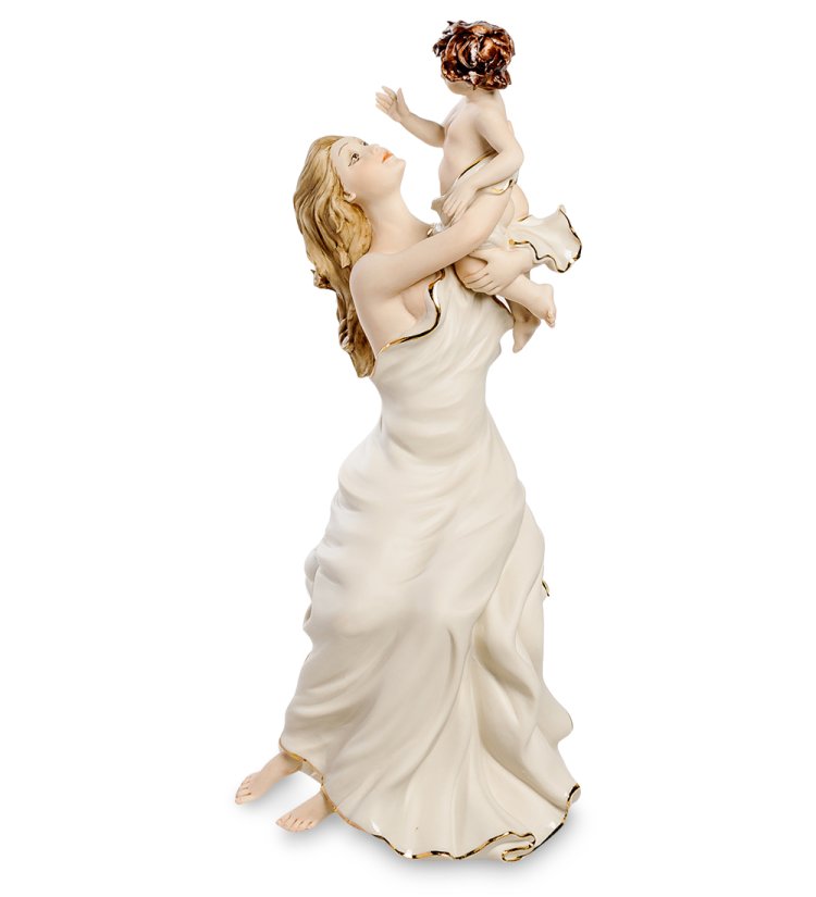 Статуэтка Мать подкидывает ребенка Sabadin Vittorio SV- 106, фотография сбоку