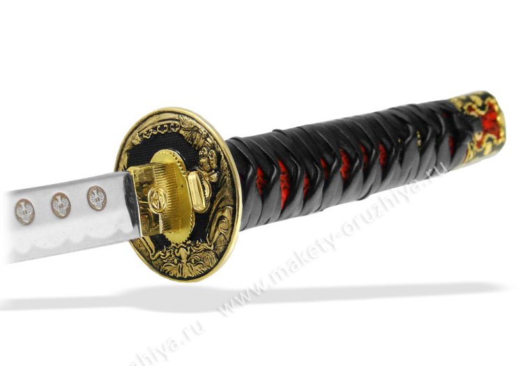 Катана Токугава самурайский меч Art Gladius AG-110, фотография рукоятки меча