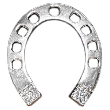 Серебряная Подкова, Размер 7x8 см